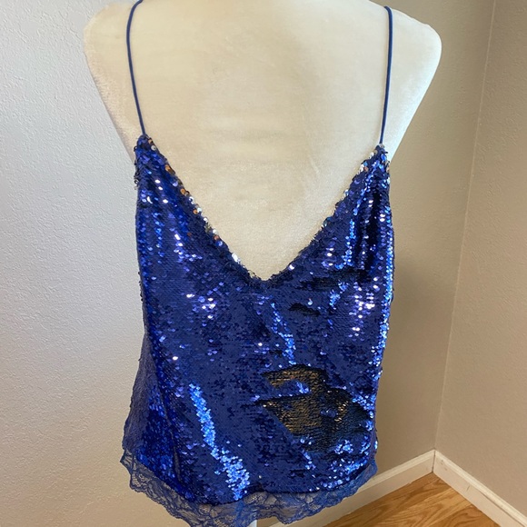 Intimately Free People sequins lace tank - Picture 4 of 8
